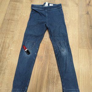CrewCuts denim leggings size 7